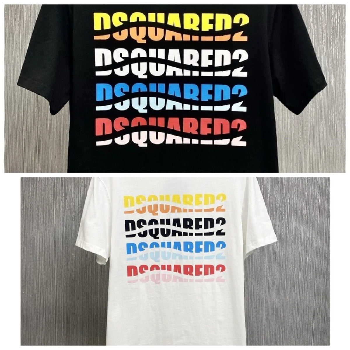 Trendy short-sleeved T-shirts for men and womenwith colorful letter printsare fashionabletrendycasual and comfortable tops