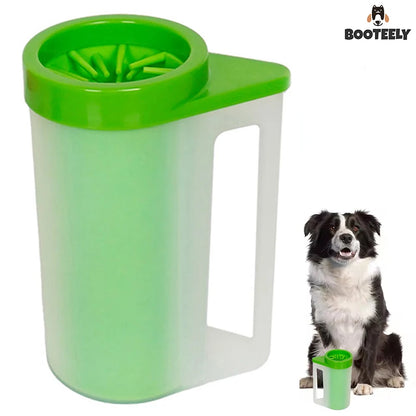 Dog Paw Cleaner All-round Cleaning Dog Paw Washer 8.8×6.3 Inch Muddy Paw Cleaner with Coral Plush Towels Easy to Use Pet Paw