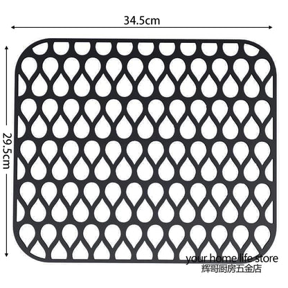 Silicone Sink Mat Sink Protectors for Kitchen Sink, Sink Mat Grid Non-Slip Folding Sink for Bottom of Farmhouse Porcelain Sink