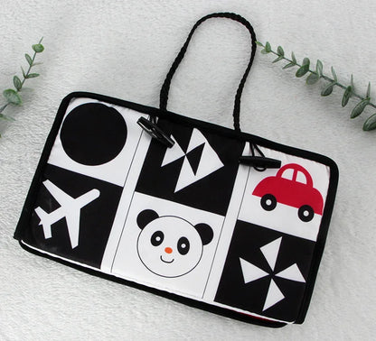 Baby Mirror Tummy Time Toys Black And White For Babies Montessori Development Crawl Toys Contrast Newborn Baby Activity Mirror