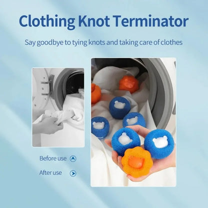 Laundry Balls Pet Hair Collector for Washing Machine Reusable Laundry Lint Catcher Removes Lint From Clothes Pet Cat Accessories