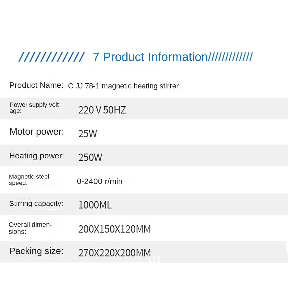 110/220V 78-1 Magnetic Heating Stirrer, Variable Speed Magnetic Stirrer For Laboratory Use