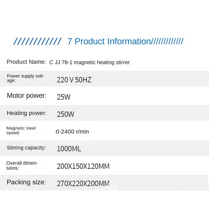 110/220V 78-1 Magnetic Heating Stirrer, Variable Speed Magnetic Stirrer For Laboratory Use