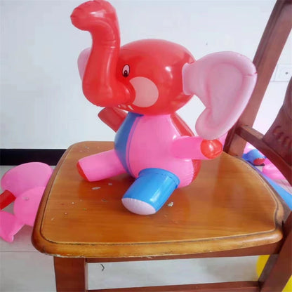 Children's Inflatable Toys Stall Toys PVC Leather Balloon Water Toys Dinosaur Tiger Pig Cat Rabbit 1PC