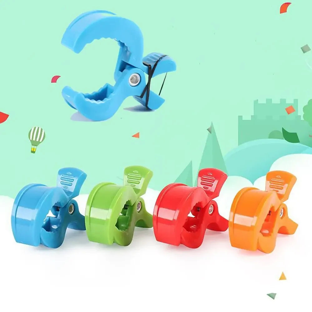 2Pcs Baby Stroller Clamp Alligator Clip Pram Peg Portable Stroller Hook Baby Car Seat Clips Toddler Baby Stroller Accessories