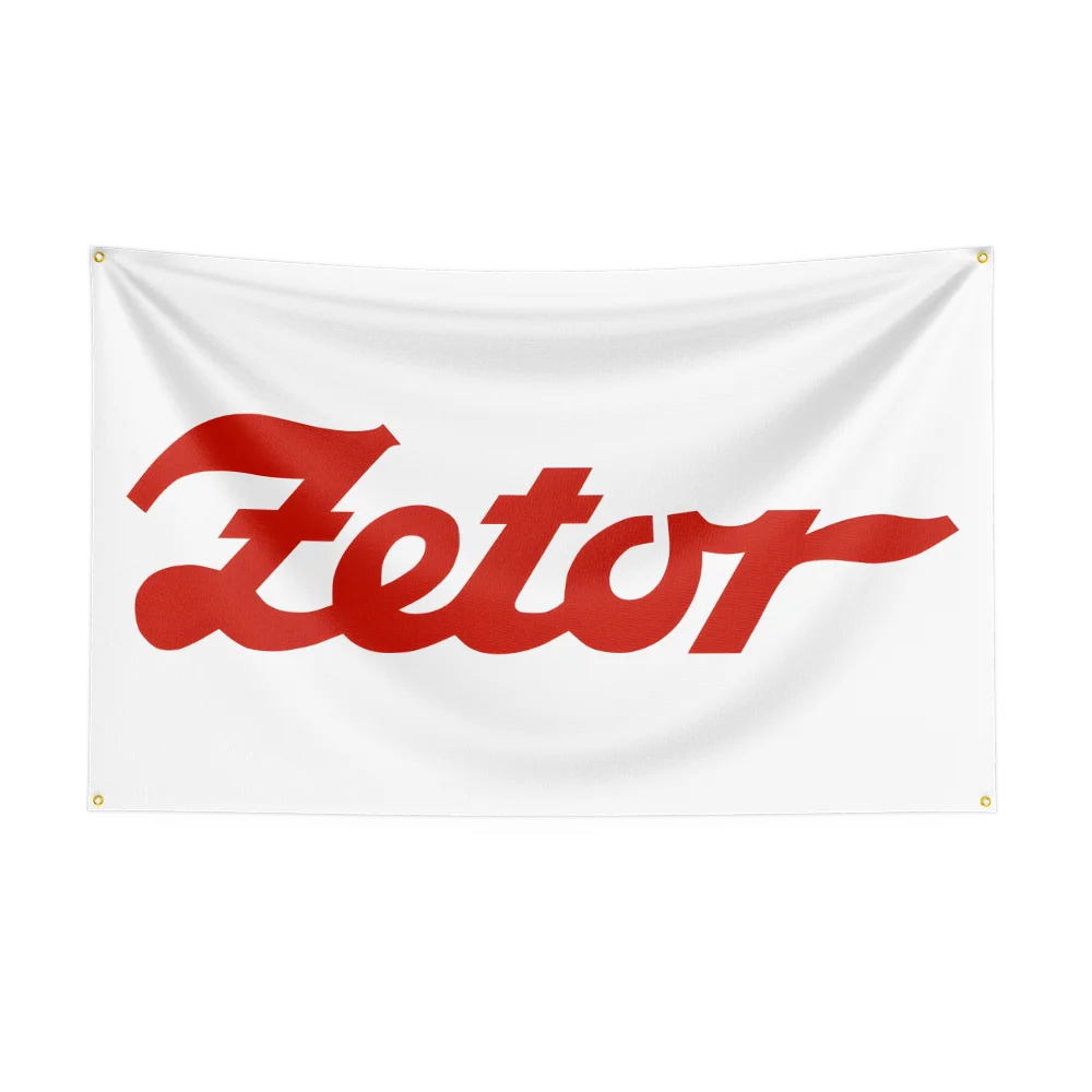 90x150CM TRACTORS-Z-ZETORs a.s. Agriculture Flag Polyester Printed Excavator Banner For Decor