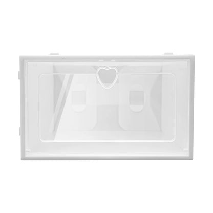 20 Pack Shoe Storage Box Clear Shoe Organizers Boxes Stackable with Lids Shoe Rack Space Saving Sneaker Containers Bins