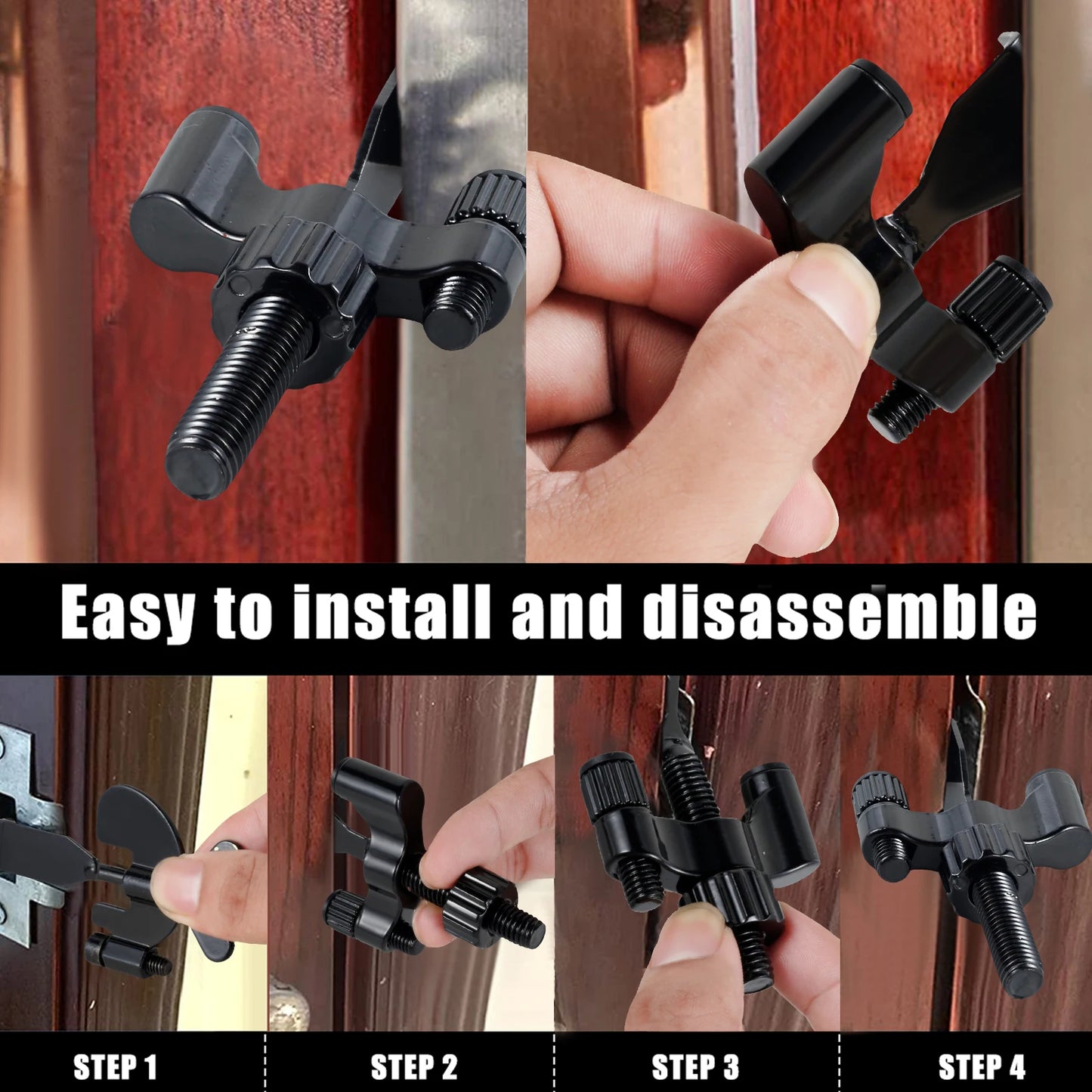 Portable Door Lock Home Security Door Locker Privacy Perfect for Traveling Hotel Home Apartment College and Travel Lockdown Lock