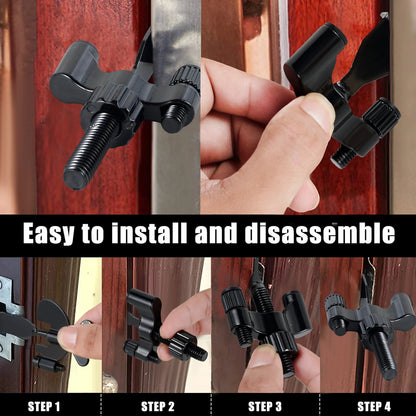Portable Door Lock Home Security Door Locker Privacy Perfect for Traveling Hotel Home Apartment College and Travel Lockdown Lock