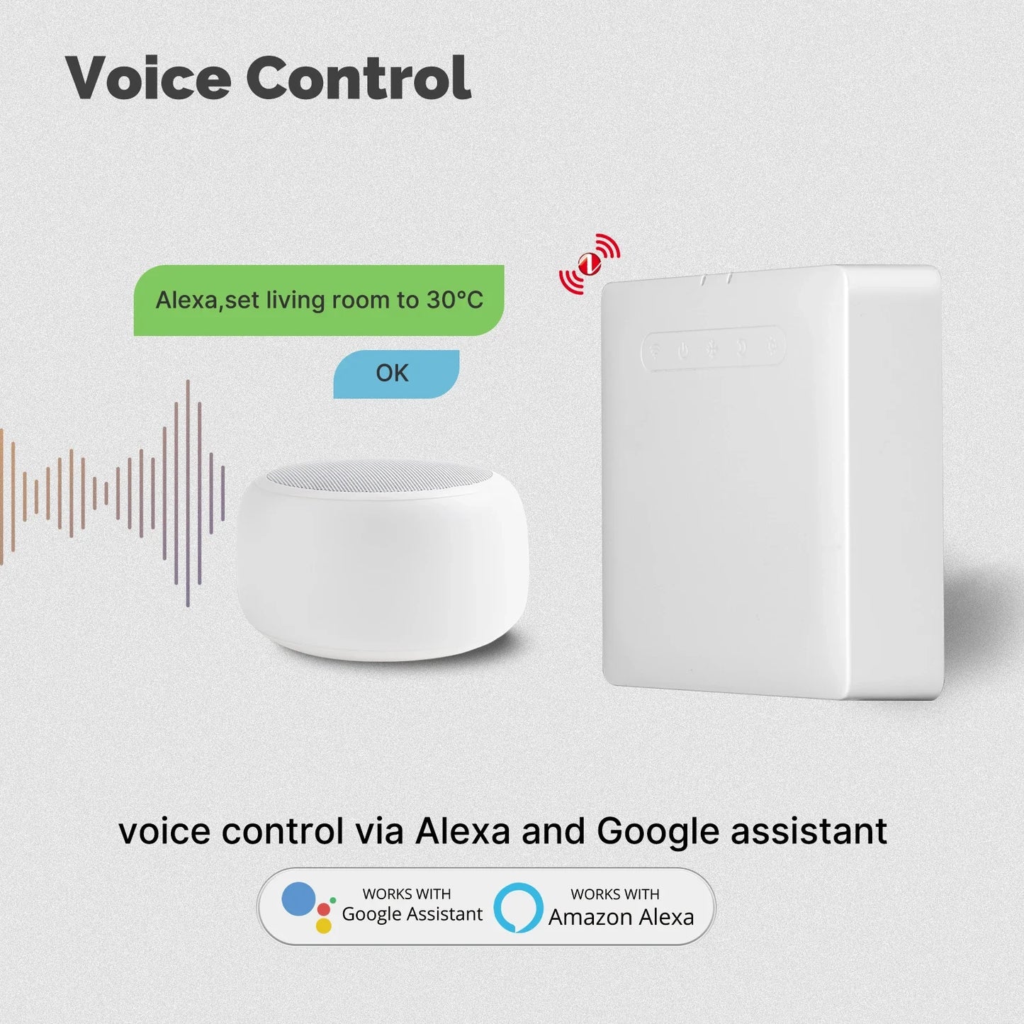 ZigBee Smart Thermostat For Pilot Wire Heating Radiator Support Ecowatt Electricity Monitoring App Remote Control Workwith Alexa