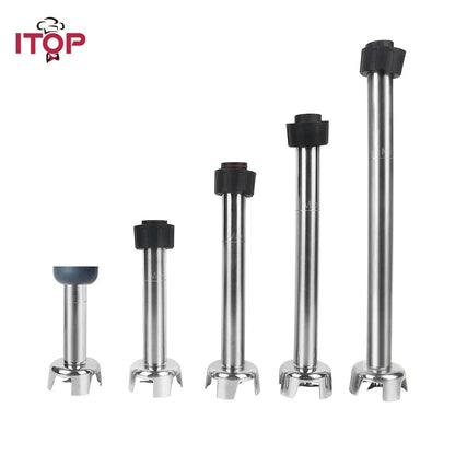 ITOP Commercial Stainless Steel Blender Stick 160mm/200mm/250mm/300mm/400mm/500mm For Handheld Immersion Blender Food Mixers
