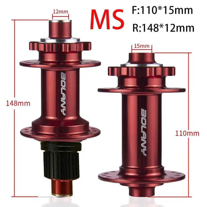 BOLANY Boost Cube Hubs 110x15 148x12 Mountain Bike Hub XD/HG/MS 32 Hole Thru Bicycle Bearing Hubs Bicycle Accessories