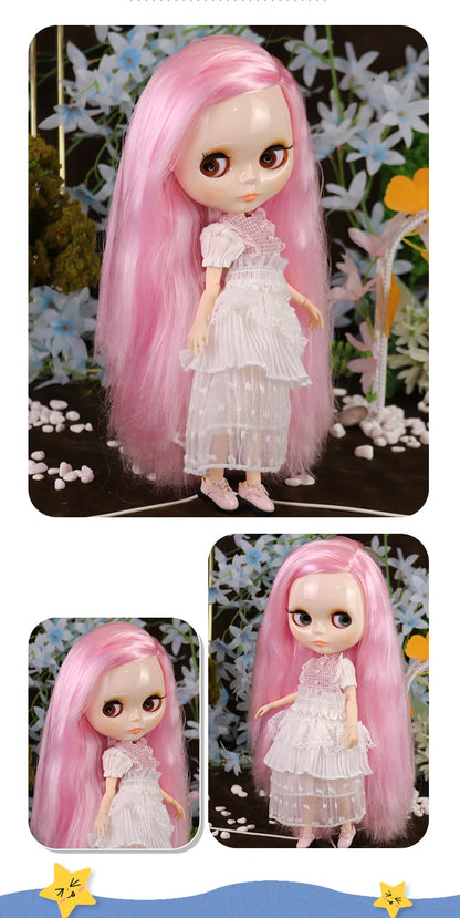 ICY DBS Blyth Doll Combo Clothes Shoes Hand Set Included Children Toy Gift 1/6 BJD Ob24 Anime Girl Azone M