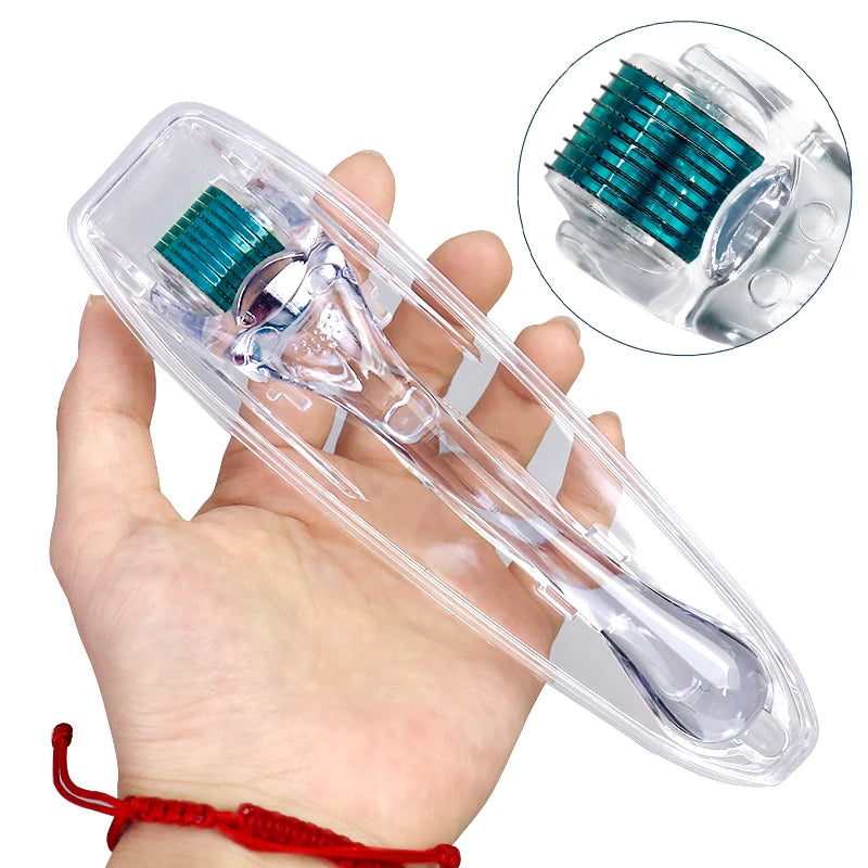 Professional 540 Needles for Facial Body Hair Growth Derma Roller for Skin Beard 0.2mm 0.25mm 0.3mm Needle Beauty Roller