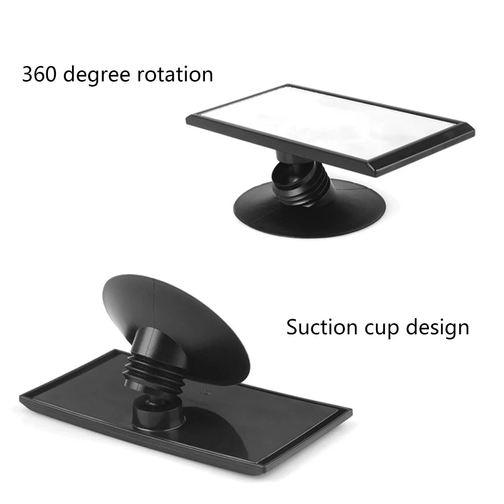 1X  Baby Car Mirror Rotatable Wide Anti-drop Durable Rearview Mirror With Suction Cup For Back Seat High Quality Car Accessories