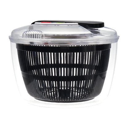 【Lifeideas】5L Salad Spinner Large Salad Sowl With Lid One-handed Easy Press Salad Spinner Washer Dryer Drainer Mixer