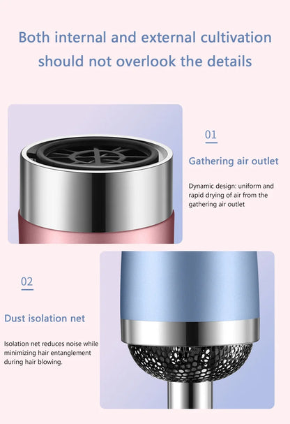 Hair Dryer Portable Comb lonic Hair Straightening Brush Hot Air Curling For Hair Roller Blow Dryer Quick Dry Hair Curler Curling