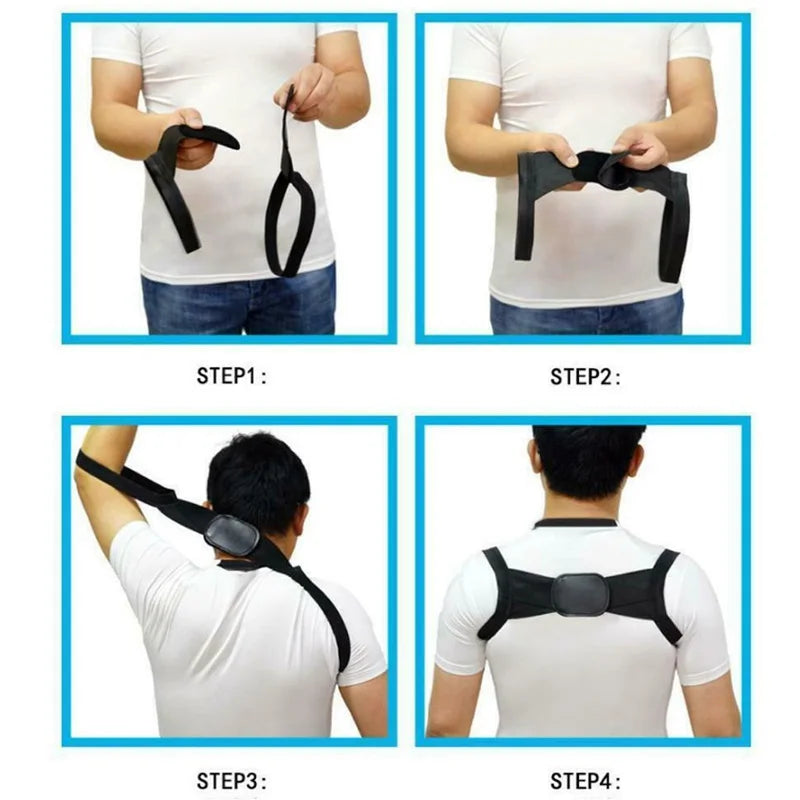 Posture Corrector Back Brace Comfortable Upright Back Straightener Suitable for Humpback Lumbar