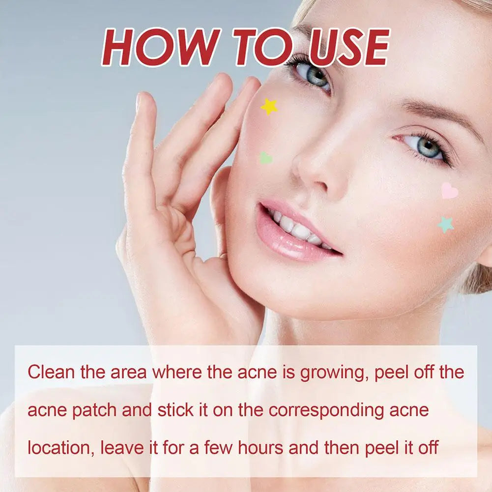 180PCS Acne Pimple Patches Colorful Breathable Acne Removal Absorb Secretions Anti Infection Originality Concealer Makeup Tool