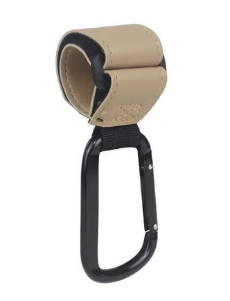 1/2pcs PU Leather Baby Bag Stroller Hook Pram Cart Organizer 360 Degree Rotatable Hook High-quality Crochet Stroller Accessories