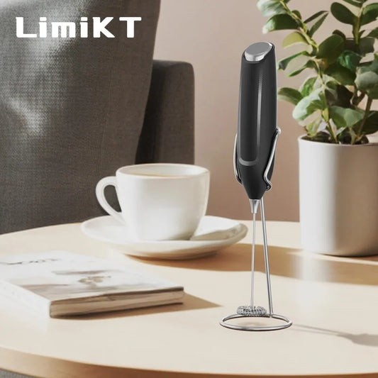 LimiKT Electric Milk Frother Ultra-Fast Handheld Beverage Blender for Coffee, Smoothies, Matcha and Coffee Creamer