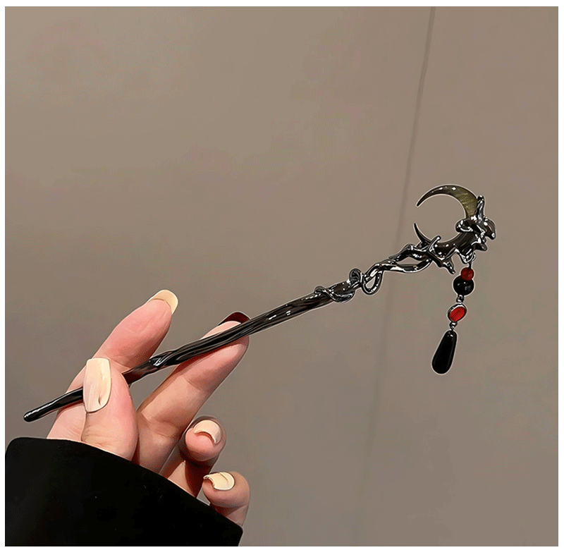 Fashion Women Hair Accessory Unique Design Alloy Hair Stick Suitable Daily Gathering Paired Niche Jewelry Hair Clips Hair Needle