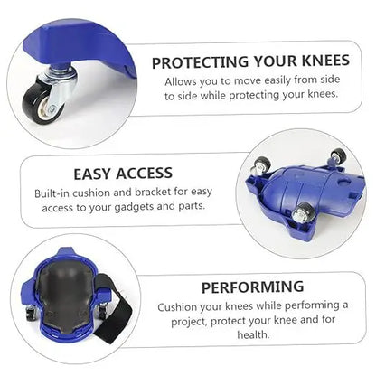 Multifunctional Pulley Knee Pads, Car Kneeling Pads, Universal Wheel Kneeling Pads, Work Knee Pads Knee Protection Device