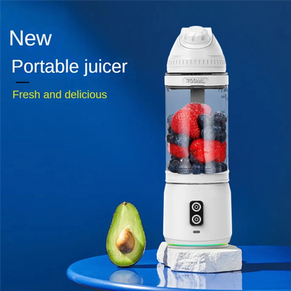 BHBD-Portable Blender Personal Blender For Shakes And Smoothies Ice Blender For Kitchen Travel Mini Juice Machine 700ML