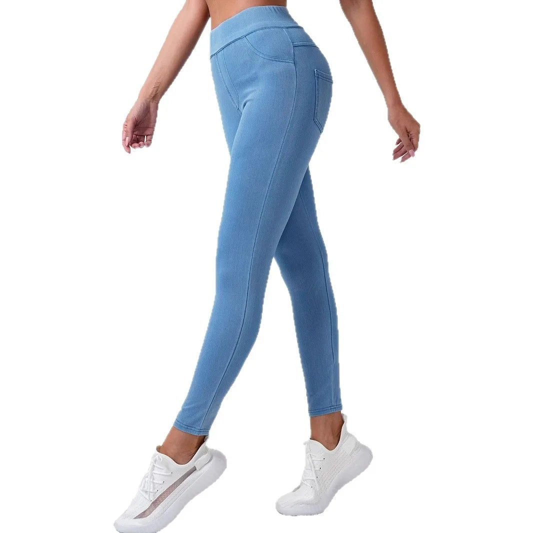 Leggings Women Long Pants Bodycon Pencil Pant Club Sexy Slim High Waist Casual Jogger High Waist Trousers Zipper Streetwear