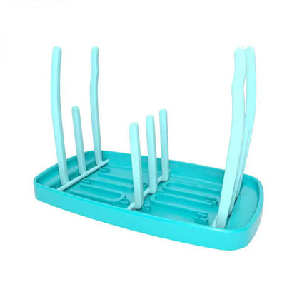 Bottle Dry Rack Baby Bottle Drain Drying Racks Blue Pink Baby Bottle Cleaning Dryer Drainer Storage Drying Rack