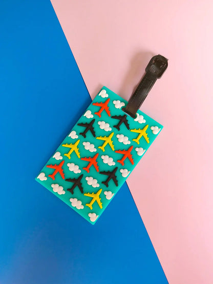 1PCS Cute Luggage Tag Travel Accessories Luggage Tag Silica Gel Suitcase  Holder Baggage Boarding Tag Travel Accessories