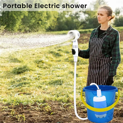 Camping Shower Set Portable Outdoor Shower Electric Hiking Shower Water Bag For Travel Car Washing Camping Survival Equipment