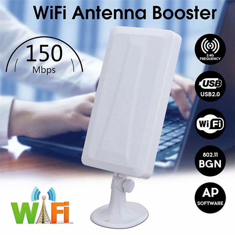 Y16A Long Range 150Mbps WiFi Extender Wireless Outdoor Router Repeater WLAN Antenna for Booster 5M
