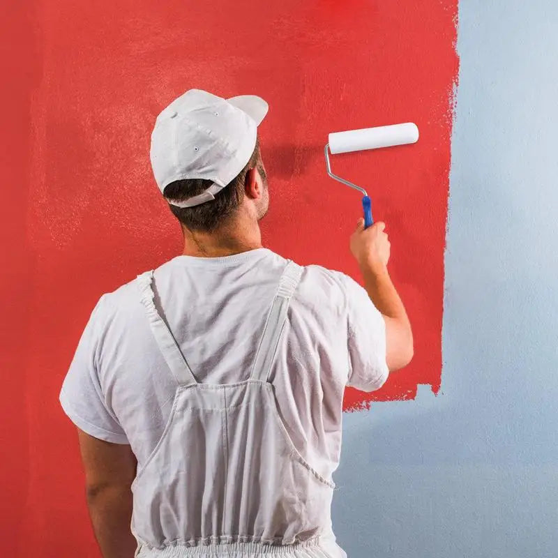 Paint Roller Tool Kit Foam Rolling Applicator For House Painting Paint Stick Roller For Home Renovation Craft Work On Cabinets