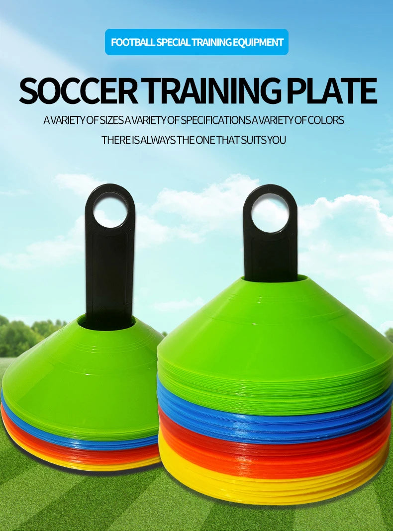 Soccer Cones Set Football Training Equipment for Kid Pro Disc Cones Agility Exercise Obstacles Avoiding Sports Accessories