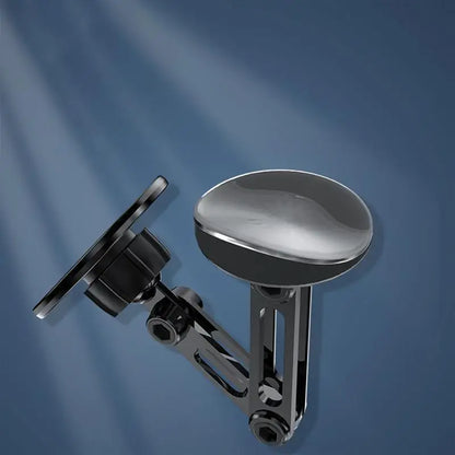 Magnetic Car Phone Holder Mount Ultra Magnetic Alloy Car Phone Mount Aluminum Alloy Long Arm Holder 360 Rotation Folding