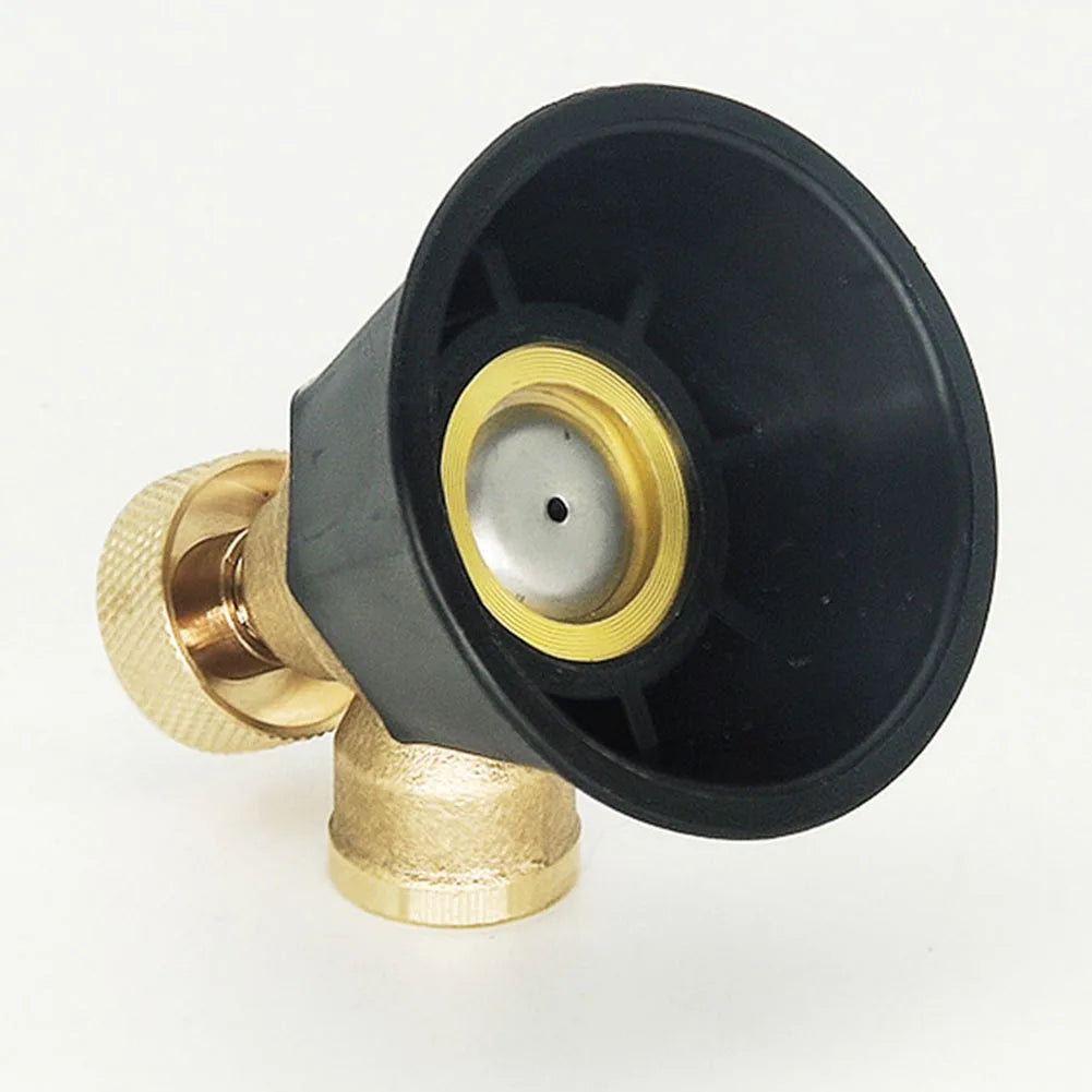 1PCS Brass/Alloy Nozzle Agricultural Atomization Adjustable Nozzle Black Whirlwind Agricultural Sprinkler Head Garden Tool