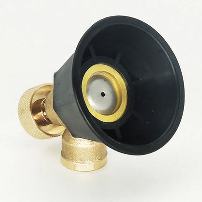 1PCS Brass/Alloy Nozzle Agricultural Atomization Adjustable Nozzle Black Whirlwind Agricultural Sprinkler Head Garden Tool