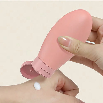 3 pieces of 60ml leak proof refillable packaging liquid container empty travel container, travel size distribution bottles