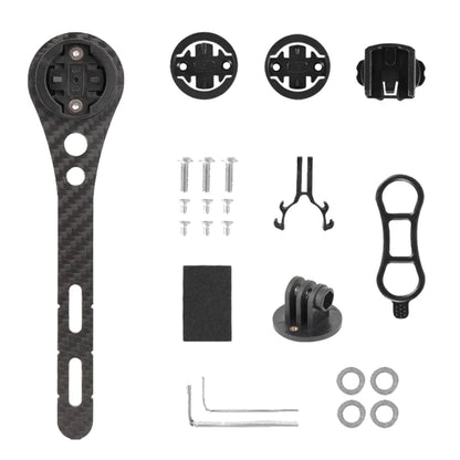 Carbon Fiber Bicycle Computer Holder Bike Handlbar Computer Mount Cycling Speedometer Support Holder Computer Mount For Garmin
