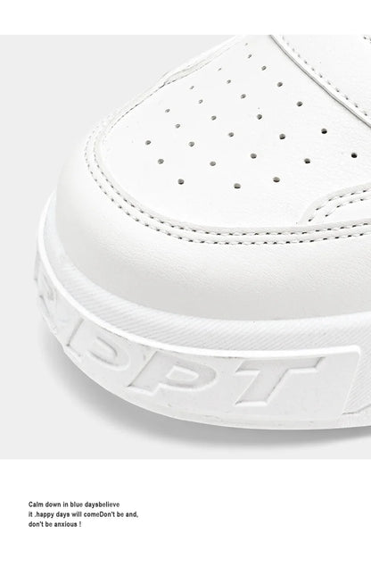 2025 new men's shoes for spring, breathable, niche, trendy, versatile, casual board shoes, height increasing sports shoes