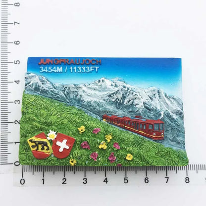 Europe Switzerland 3D Fridge Magnets Tourism Souvenir Refrigerator Magnets Sticker Collection Handicraft Decoration Articles