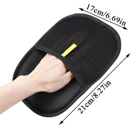 Portable Pet Grooming Brush Hair Removal Gloves Lint Remover For Clothes Sofa Two-way Hair Remover Multifunctional Accessory