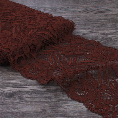 15cm Wide Lace Fabric Elastic Lace Ribbon 1meter DIY Apparel Sewing Handmade Crafts Lace Tape