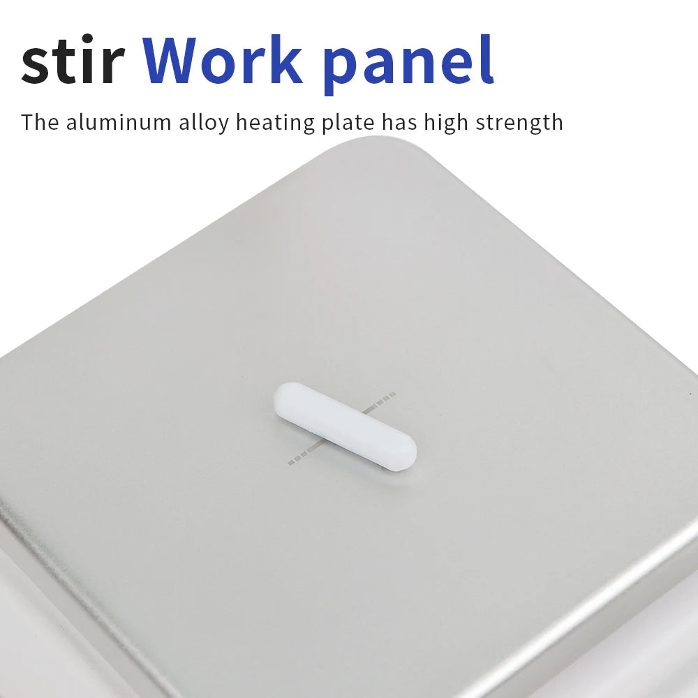 Magnetic Stirrer With Heating Digital Display Thermostatic Stirrer Laboratory Hot Plate Magnetic Mixer 2L 1600rpm Adjustable