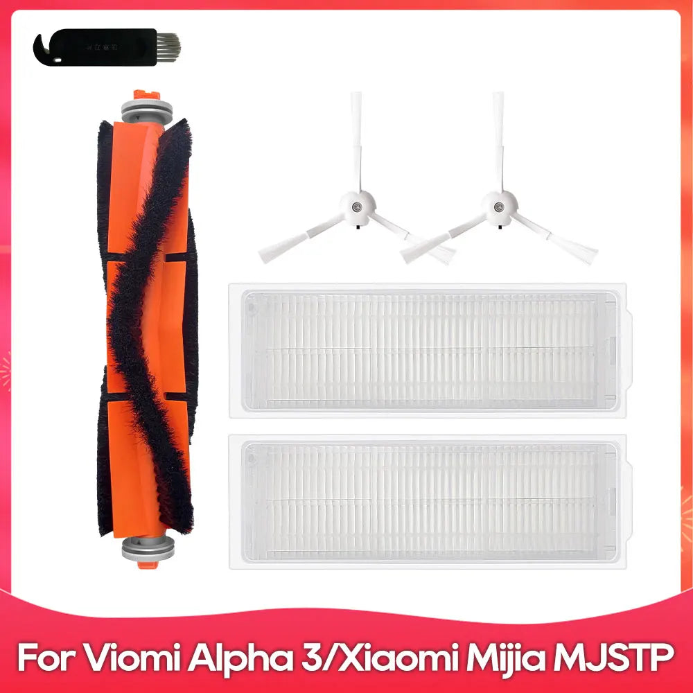Compatible For ( Redroad G10 / Viomi Alpha 3 VXVC25 / MJSTP ) Roller Side Brush Filter Mop Robot Vacuums Accessory Part Spare