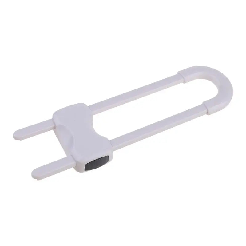 2PCS/Lot Drawer Door Cabinet Cupboard Safety Locks Baby Kids Safety Care ABS Plastic U Shaped Locks Infant Baby Protection