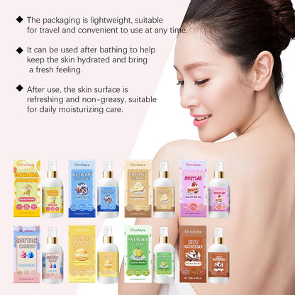 Original Body Moisturizing Spray Prevent Dry Skin Hair Lasting Fragrance  Improve Dry Rough Nourishing Face Body Skin Care 100ml