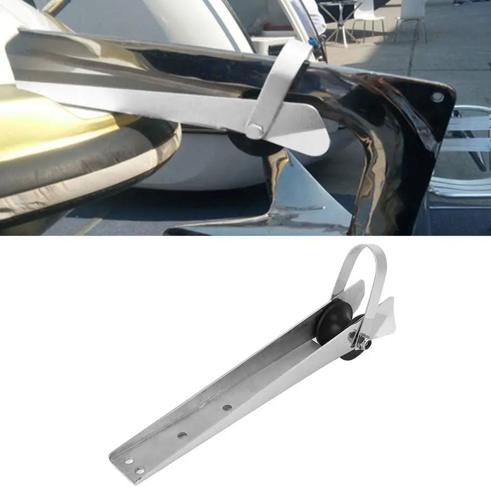 Boat Anchor Roller Gorgeri Anchor Bracket Marine Grade 316 Stainless Steel Boat Bow Anchor Roller Bracket for Yacht Lift Roller