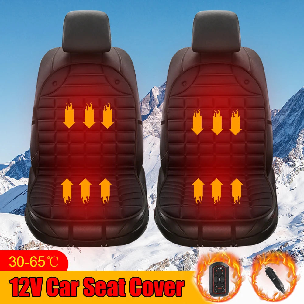 12V Electric Seat Heater Hot Keep Warm Winter Household Cushion Heated Car Seat Cushion Cover Universal Heating Seat Cushion